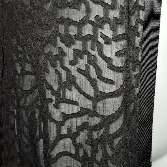 Karl Lagerfeld Paris Sheer Floral Lace Open Front Jacket Blouse XS NWT - Picture 2 of 16